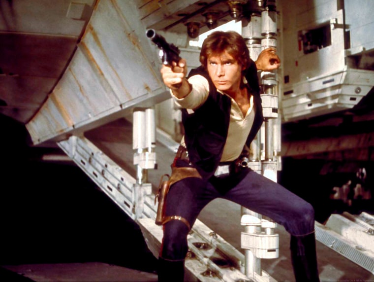 Harrison Ford, como Hans sozinho