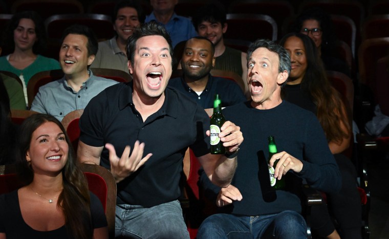 Late-Night Hosts Attend Stephen Colbert's Show After Cancellation News