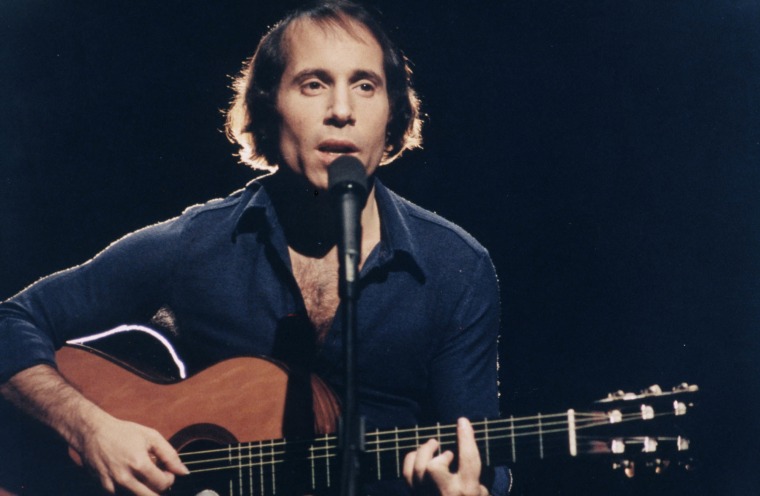 Paul Simon performs on "SNL" in 1976.