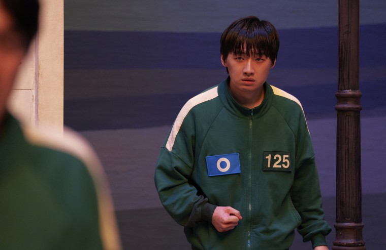 Lee David jako min-su w sezonie 3 "Gra Squid."