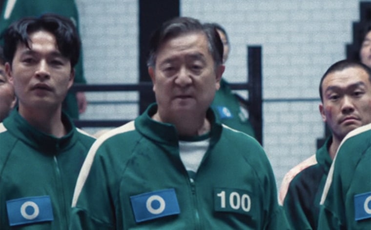 Piosenka Young Chang jak im Jeong-Dae, gracz 100, w sezonie 3"Gra Squid."