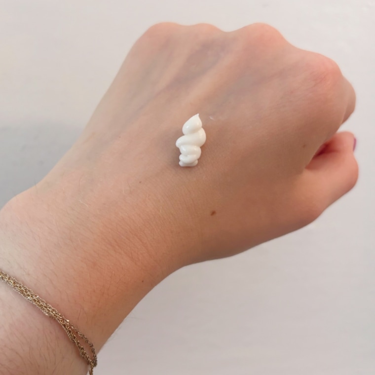 Versed primer on the back of woman’s hand