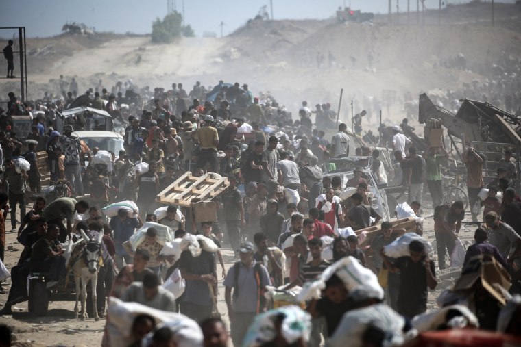 Image: PALESTINIAN-ISRAEL-CONFLICT-AID