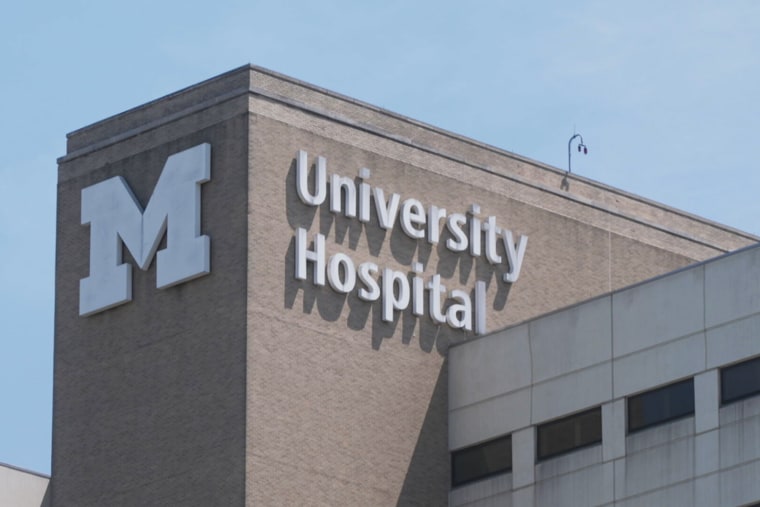 Michigan University Hospital in Ann Arbor.