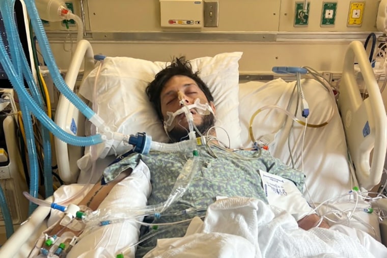 John in the hospital.