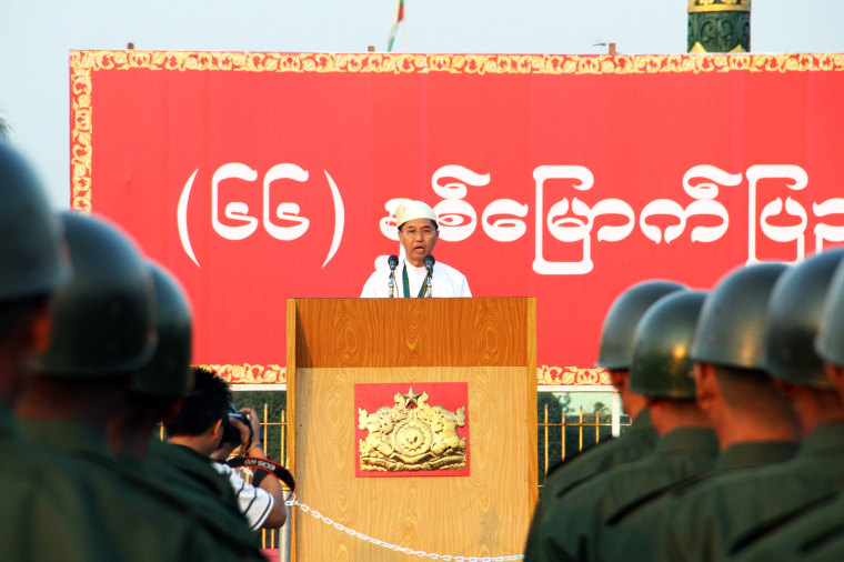 Myint Swe died more than a year after he went on medical leave.