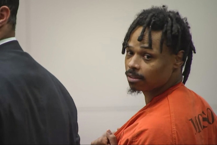 Cudjoe Young at his arraignment in Maricopa County Superior on Aug. 1, 2025.