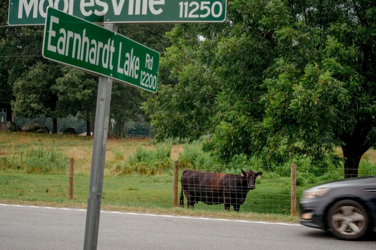 A road named after the Earnhardts in Mooresville, N.C.