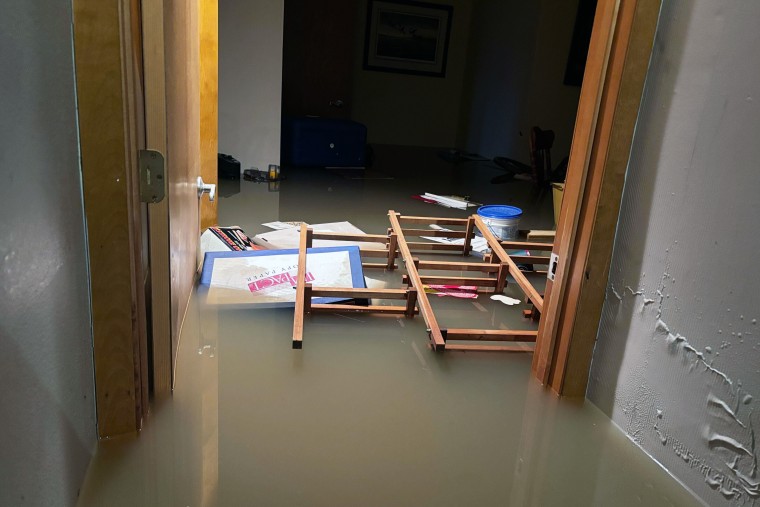 Flooding inside Loren Kaiser