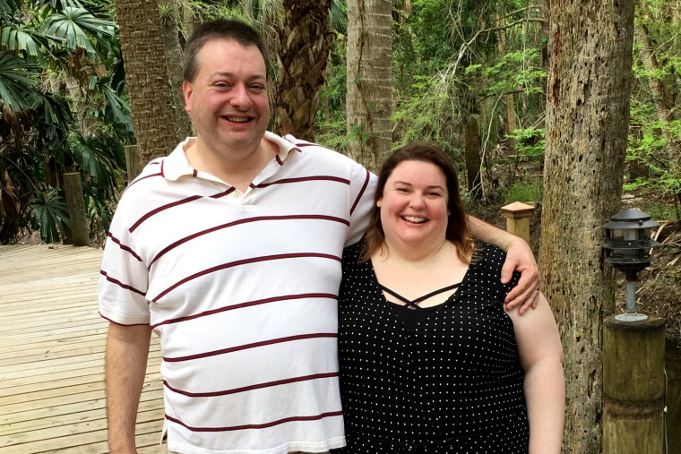 John Karadell and his wife, Emily Steiner.