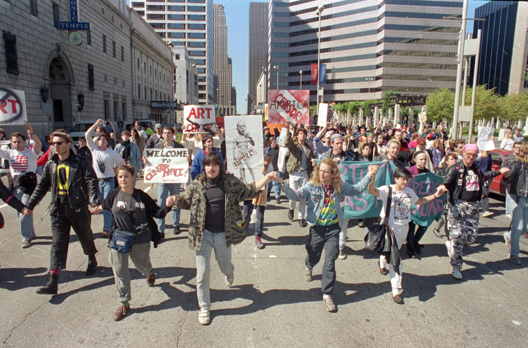 Activists demonstrate