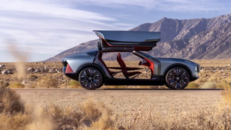 Cadillac Elevated Velocity concept car doors open