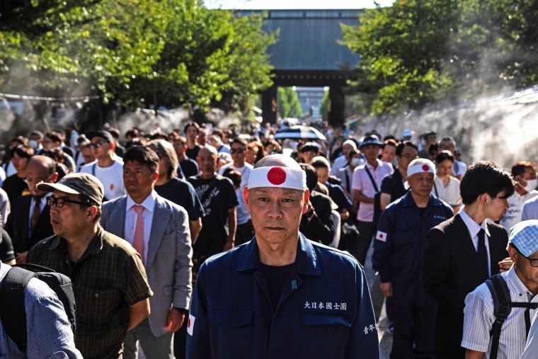 APTOPIX Japan WWII Anniversary