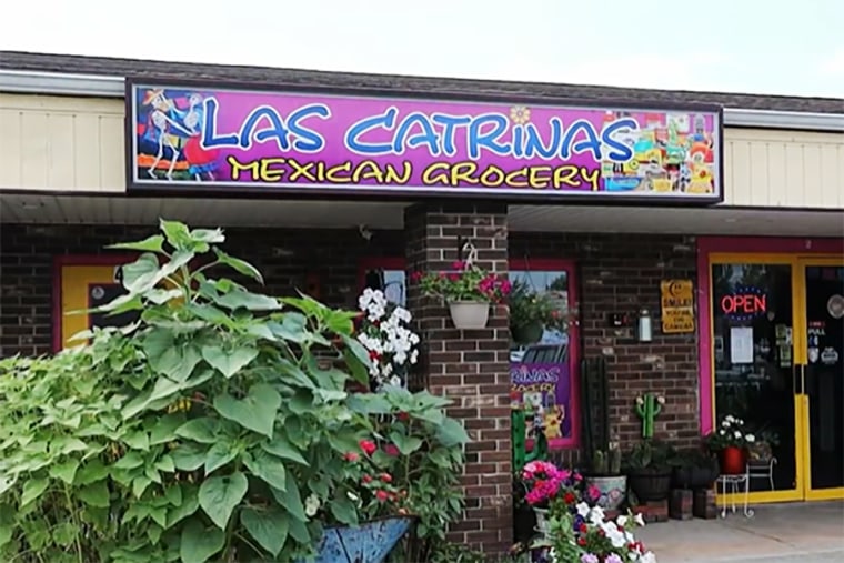 Catrinas de mercearia mexicana.