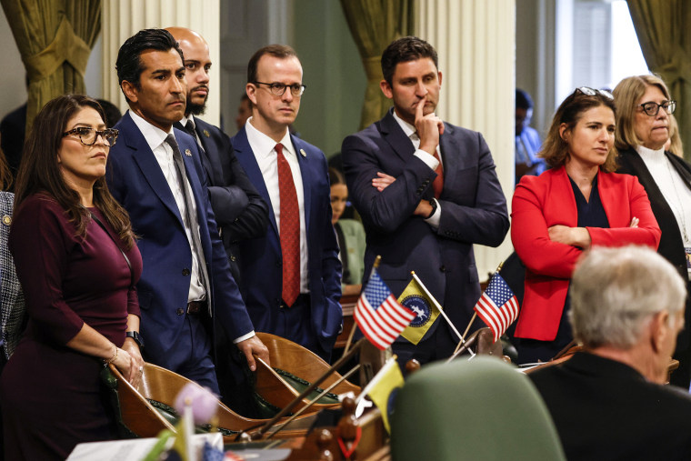 Image: California Gov. Newsom Leads Democratic Redistricting Plan In The State