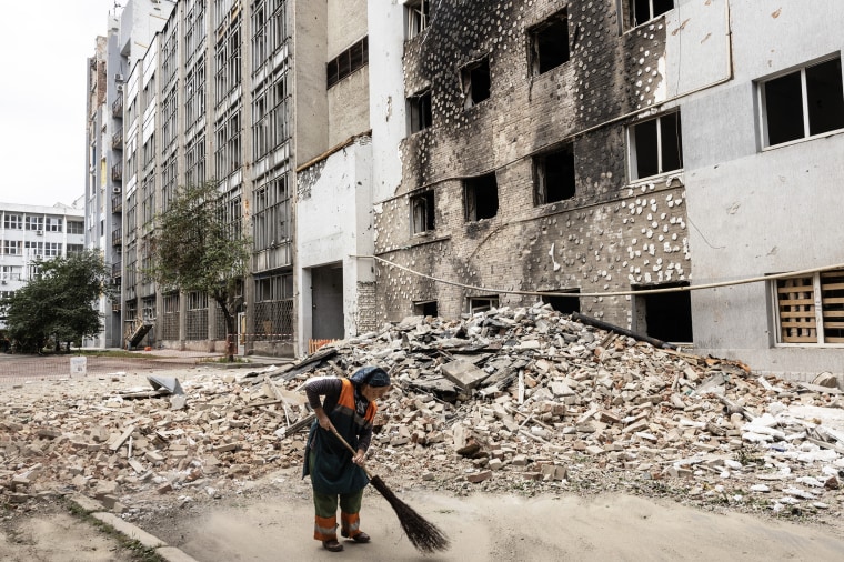 Aftermath Of Russian Attack On Lviv