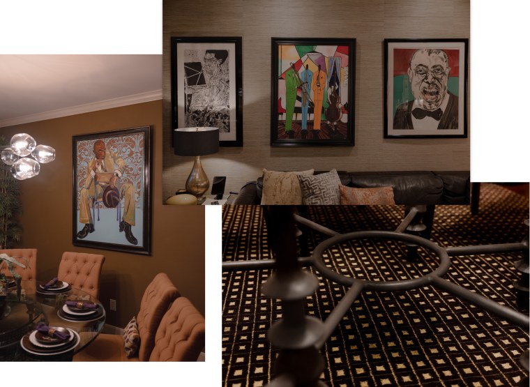 Art pieces decorate Roy Rodney’s home
