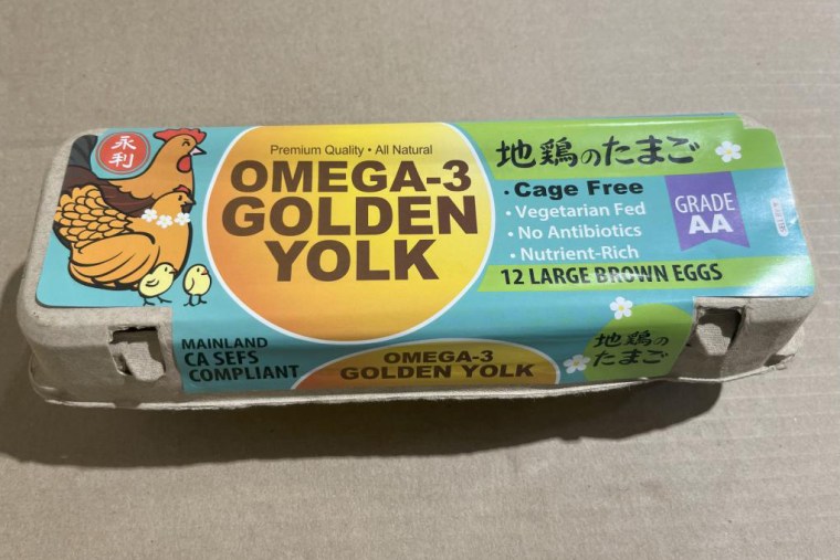 A carton of eggs