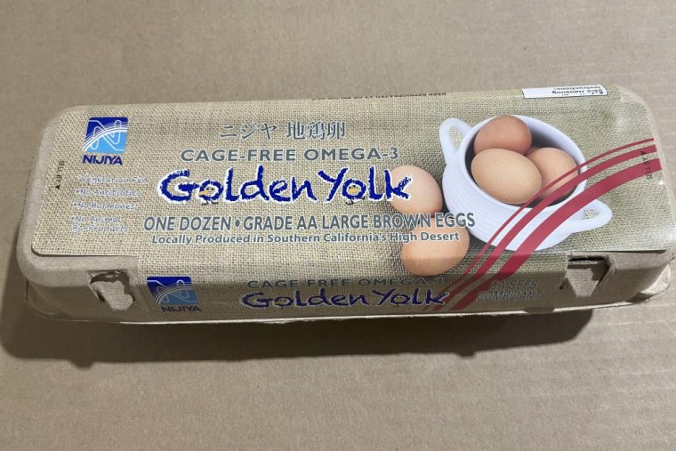 A carton of eggs