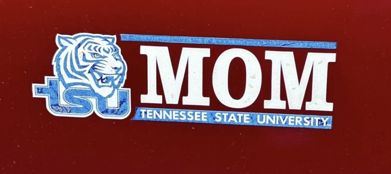 Sticker on Valerie's car