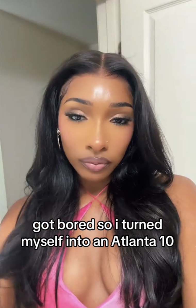 Tiktoker @evannacamille hace un "Atlanta 10."