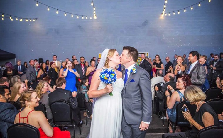 Dana Hahn and her husband, Jesse Samson, created an anniversary fund to help pay for a post-wedding cruise.