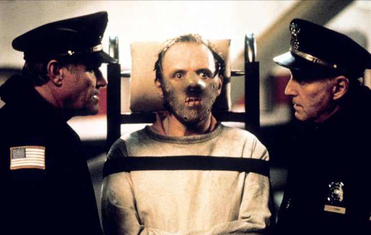 Anthony Hopkins w "Cisza jagniąt."