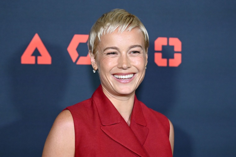 Brie Larson en EA's "Campo de batalla 6" Revelar celebración celebrada en la sala del atardecer el 31 de julio de 2025 en Los Ángeles, California.