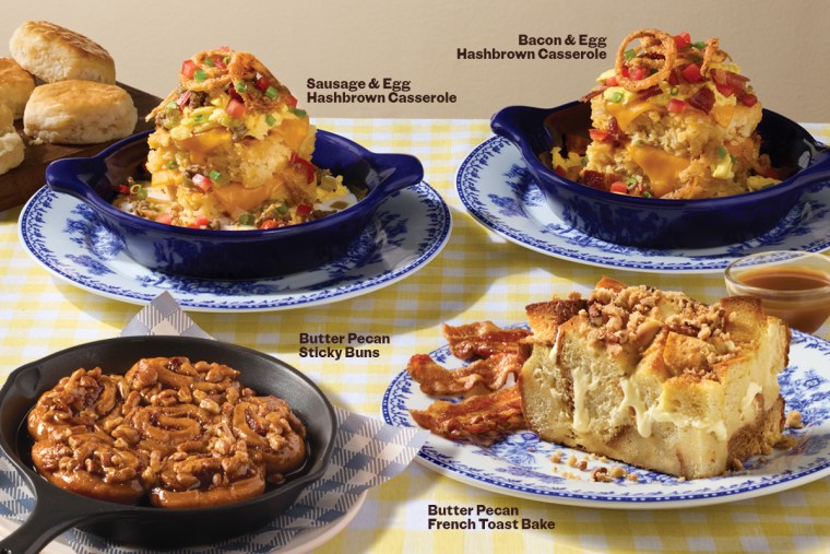 Cracker Barrel's fall breakfast offerings.