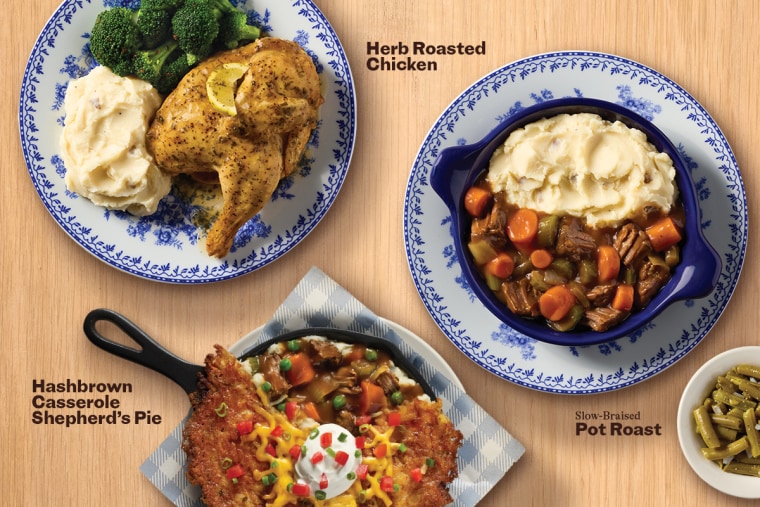 Cracker Barrel's fall dinner offerings.