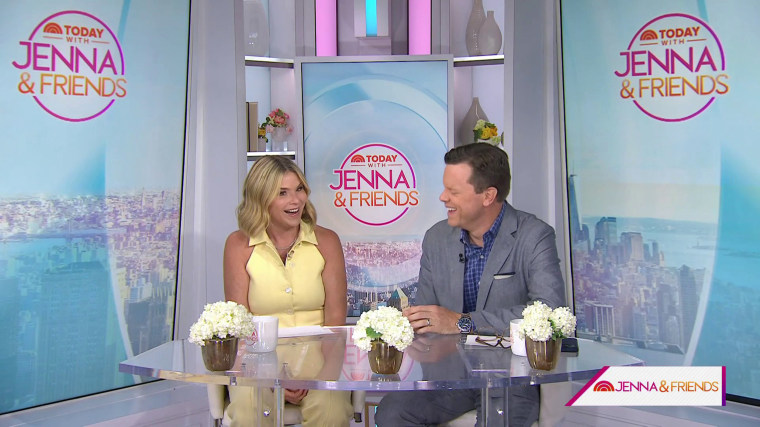 Jenna Bush Hager and Willie Geist.