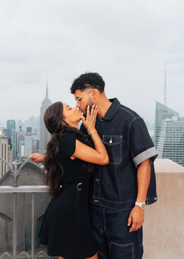 Amaya Espinal and Bryan Arenales.