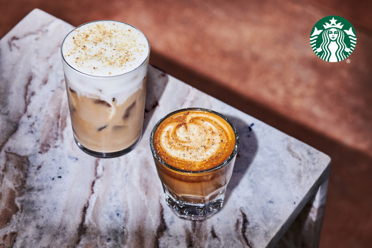 Starbucks’ new Pecan Oatmilk Cortado.