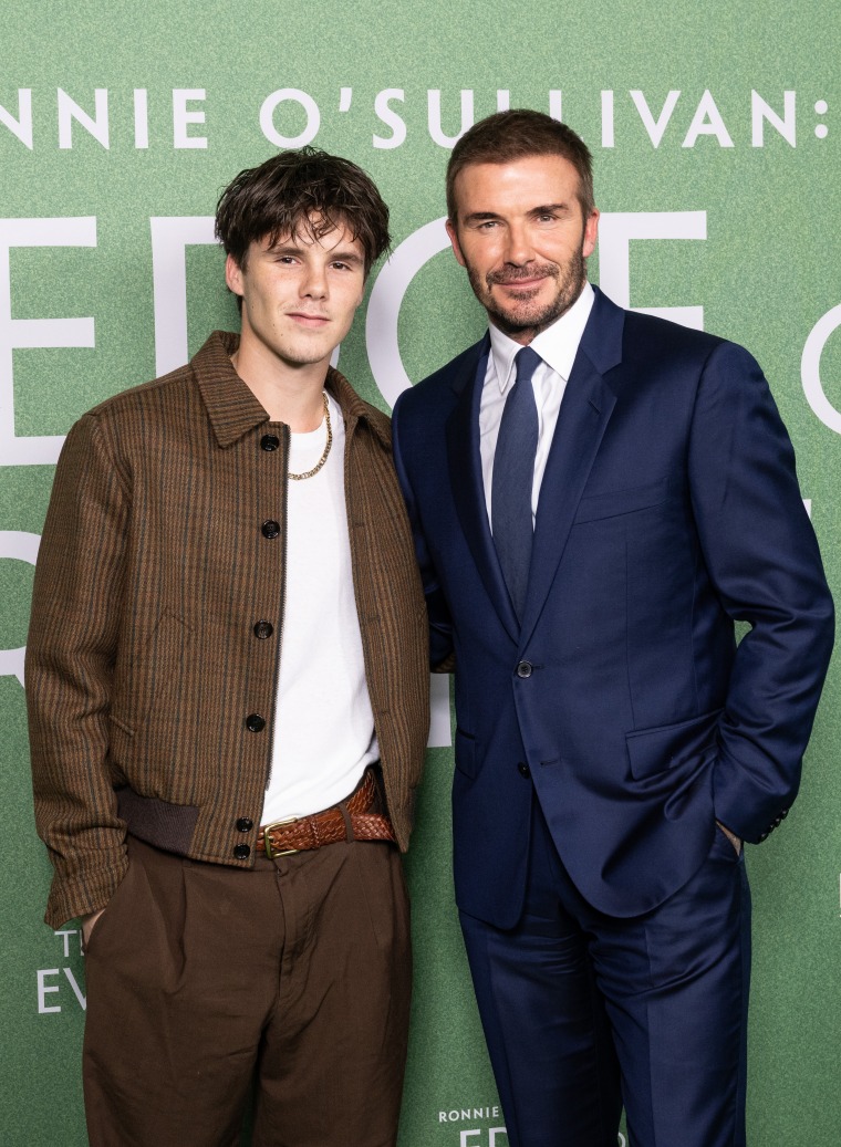 Cruz Beckham y David Beckham