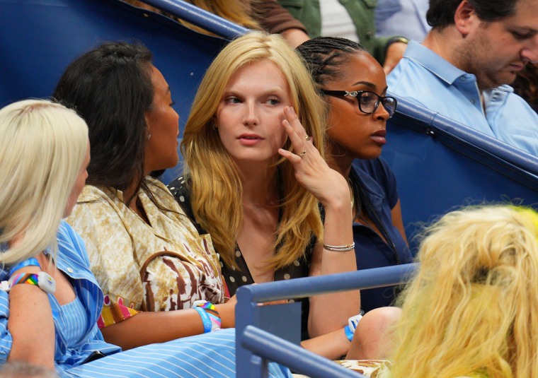 Supermodel Alex Consani attends Day 5 of the 2025 US Open Tennis Championships on August 28.