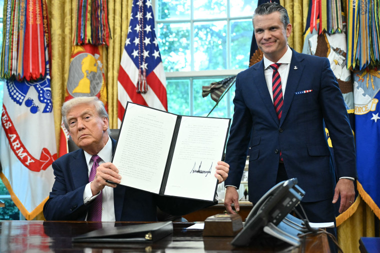 pete hegseth donald trump authorities governmental leader section of war