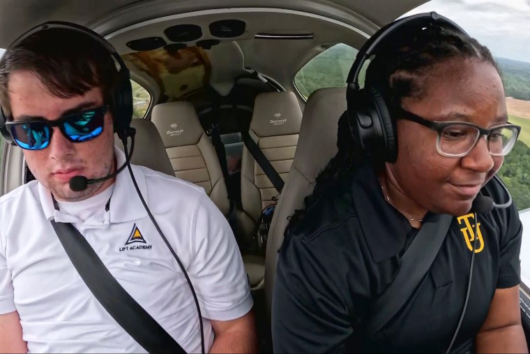 Kembriah Parker Tuskegee University aviation pilot training trainer