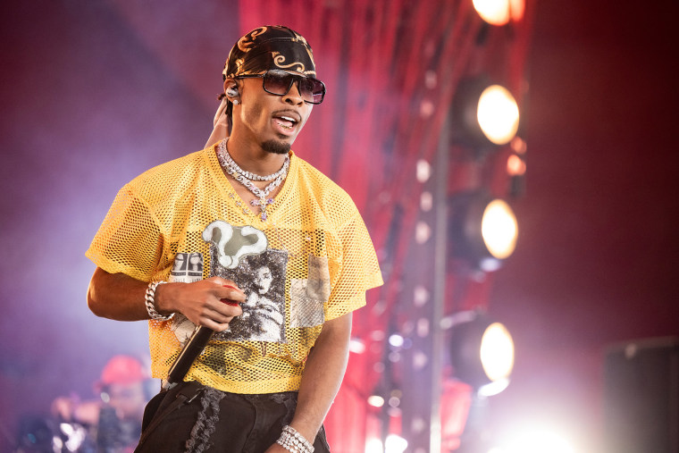 D4vd performs at Coachella on April 18.