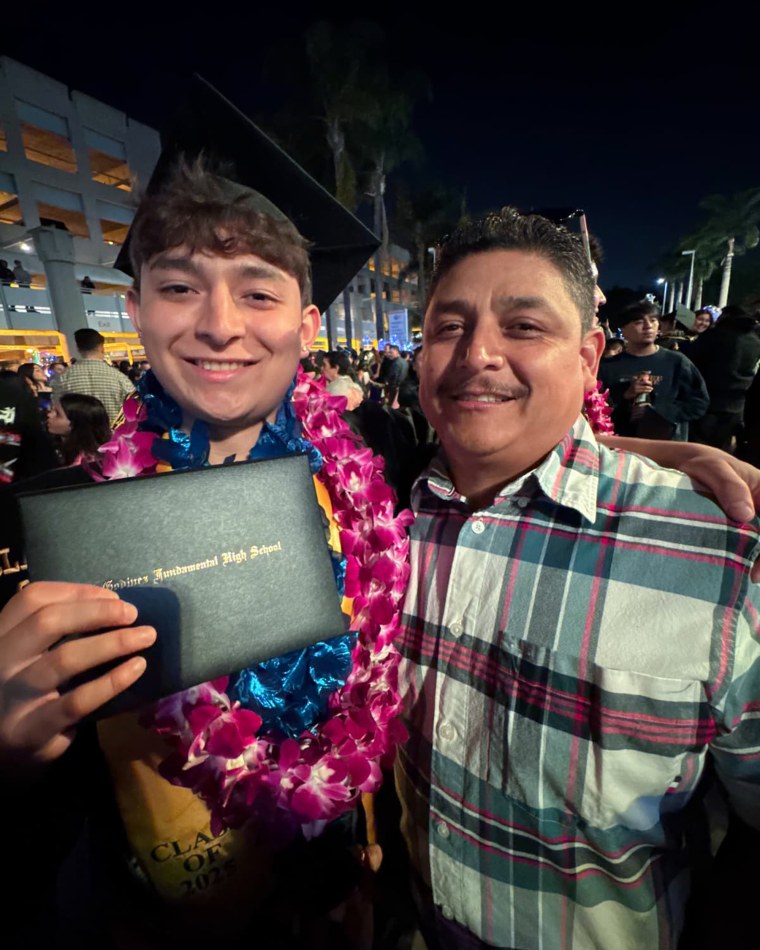 Gloria's boy and husband.