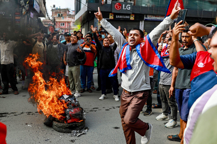 Image: TOPSHOT-NEPAL-POLITICS-INTERNET-LAW-PROTEST