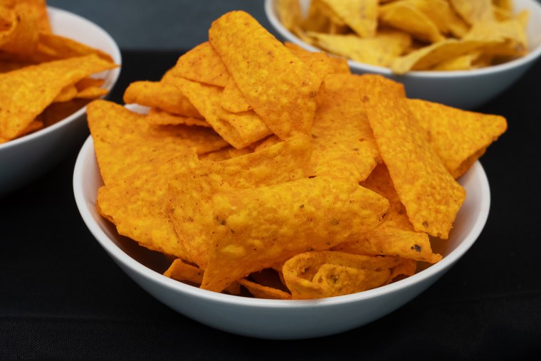 Naturally colored Doritos.