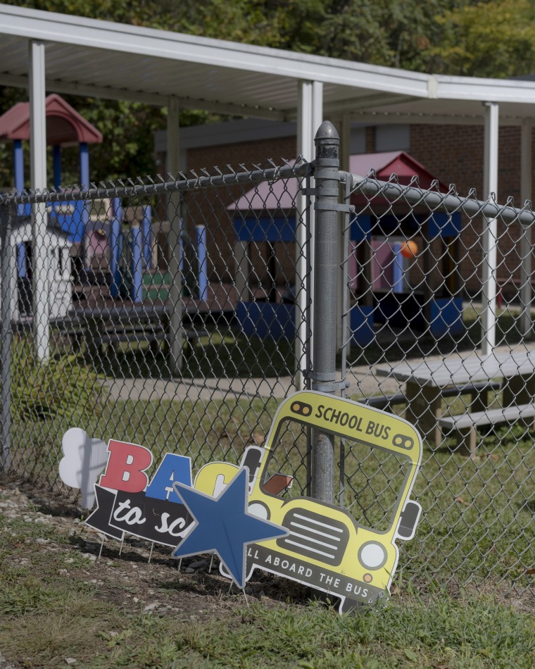 School decorations at Anne Bailey Elementary School