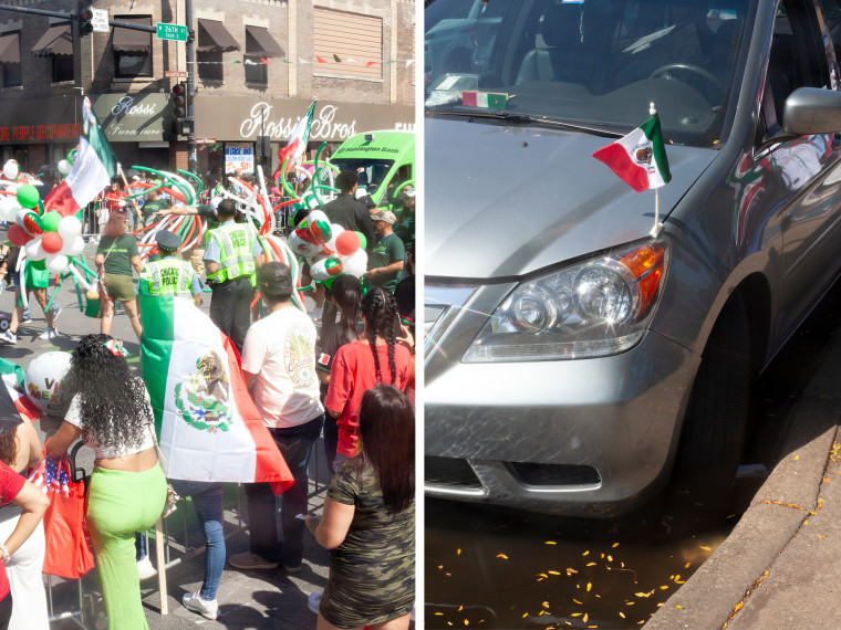 Thousands showed up for the parade, but the crowd was smaller than in past years.