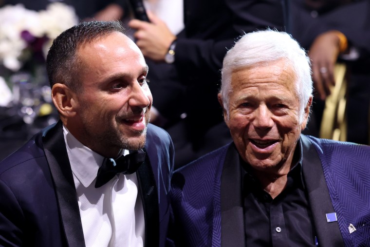 Michael Rubin and Robert Kraft 