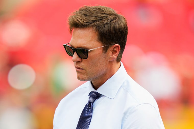 Fox Sports broadcaster Tom Brady