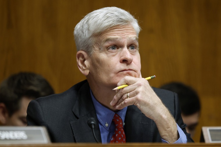 Chairman Sen. Bill Cassidy, R-La., listens during a hearing with the Senate Committee on Health, Education, Labor, and Pensions in the Dirksen Senate Office Building on September 17, 2025.