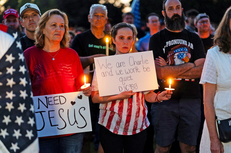 Vigil for Charlie Kirk in Provo