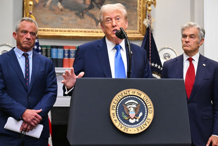 Tylenol orders for some pregnant women fell after Trump said to avoid it  www.nbcnews.com