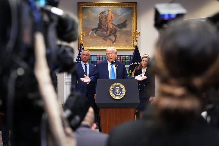 President Trump Makes Announcement On New Theories On Autism Causation In Children