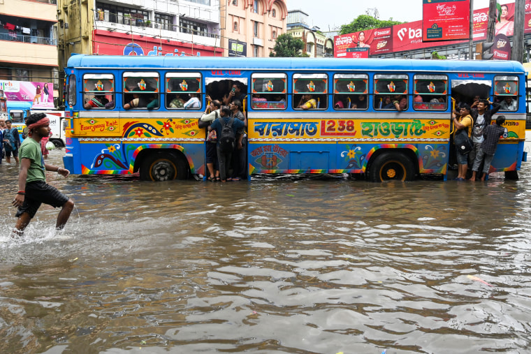 Heavy Rainfall Wreaks Havoc In Kolkata